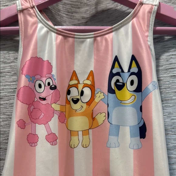 🚨2/$10‼️H&M Kids Swim One Piece - Pink and Orange Stripes - Picture 2 of 6